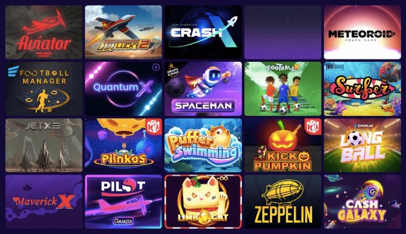 List of Crash Games