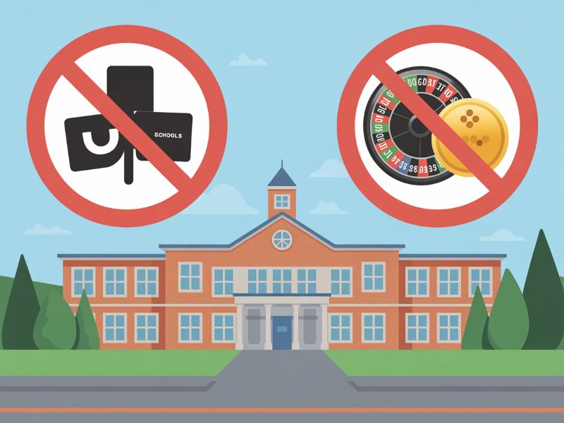 Gambling Ads ban near schools