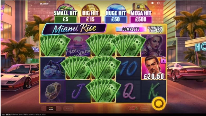 Miami Rise in game