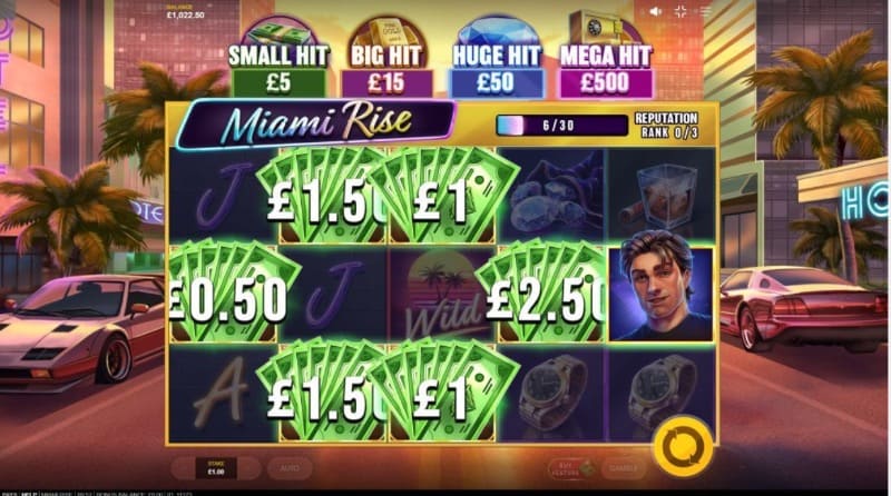 Collecting money in Money Rise 