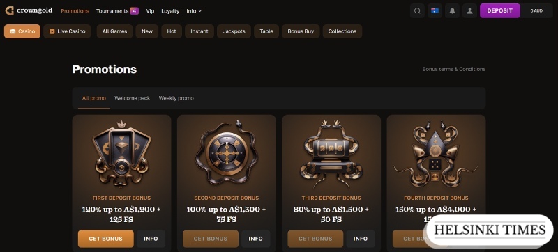 bonuses for pokies in online casinos
