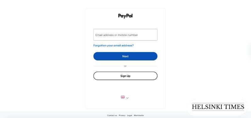 Create PayPal account for betting