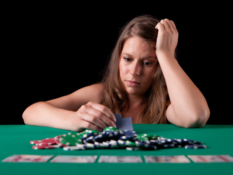 Woman Gambling